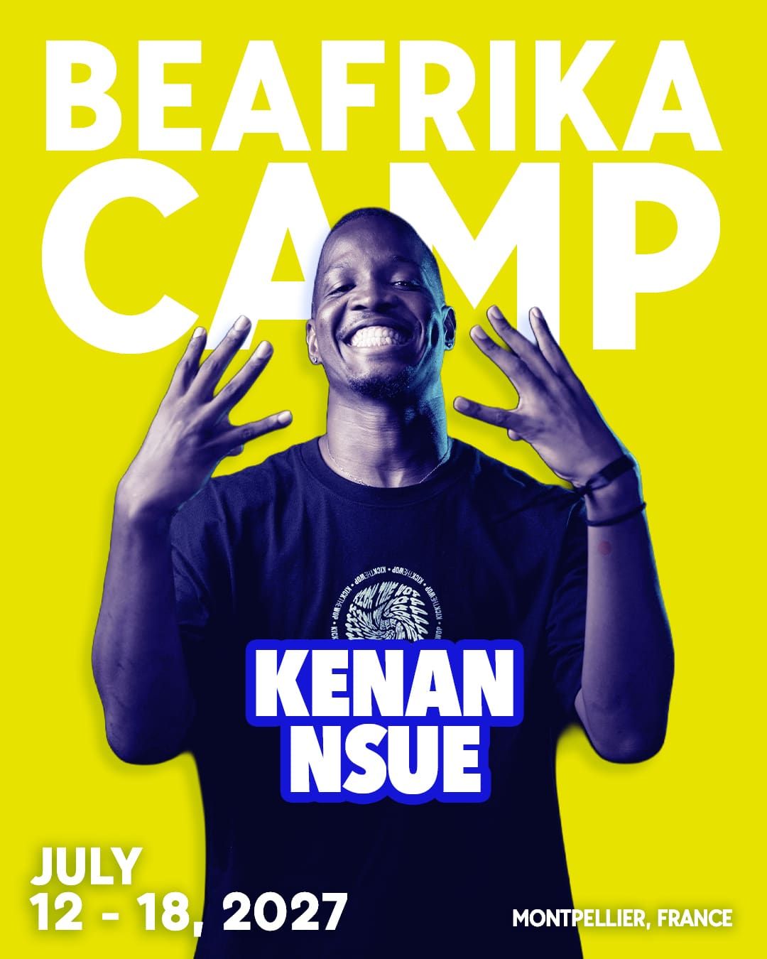 Kenan Nsue, gast Beafrika Camp 2027