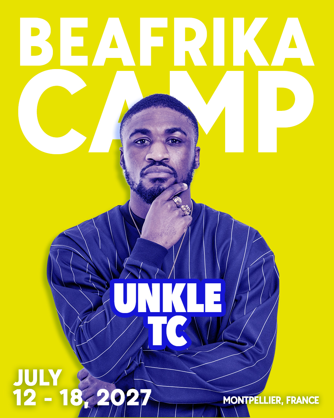 Unkle TC, gast Beafrika Camp 2027