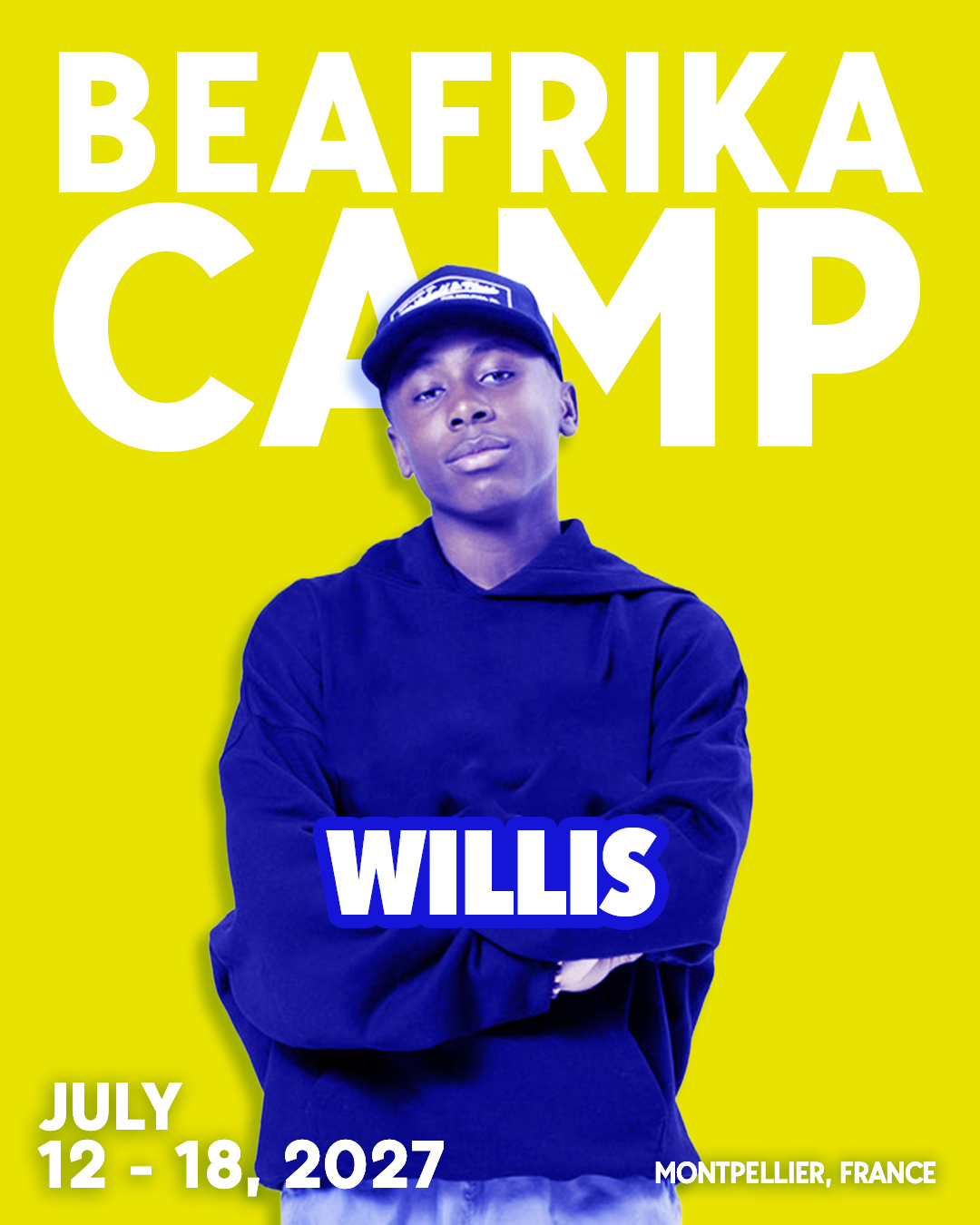 Willis, gast Beafrika Camp 2027
