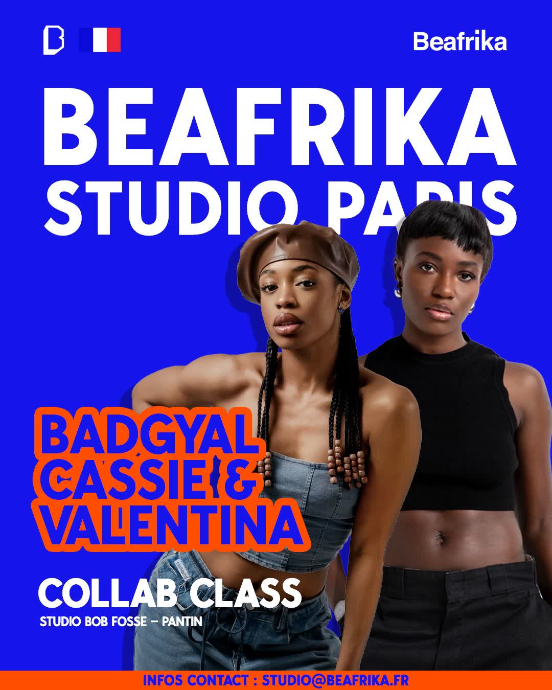 Badgyalcassie and Valentina Ogbebor, Beafrika Studio Paris Lab Class