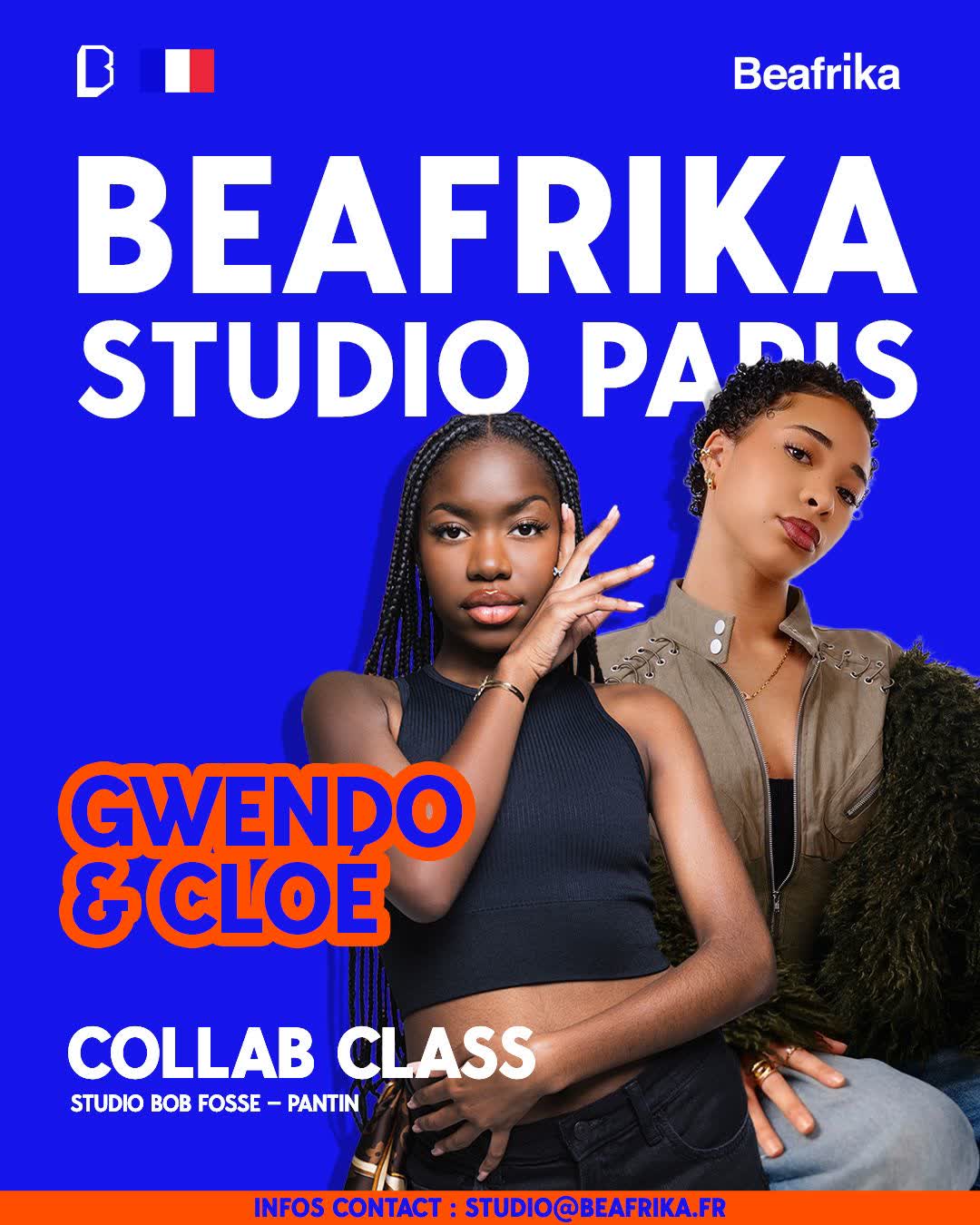 Gwendoline and Cloé Vandb, Beafrika Studio Paris Lab Class