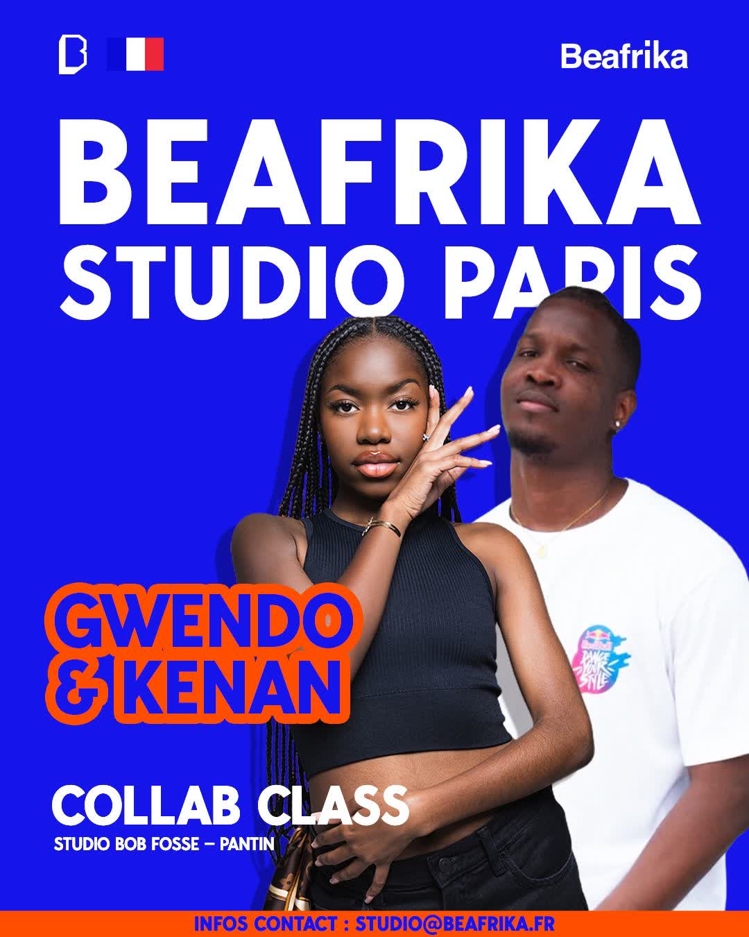 Gwendoline and Kenan, Beafrika Studio Paris Lab Class