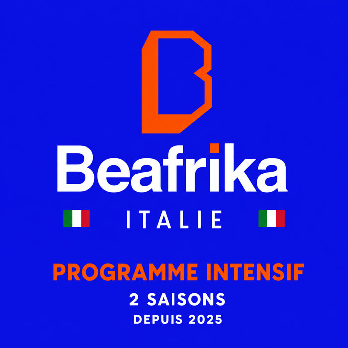 Flyer van het Beafrika Studio Italië Intensive Programme